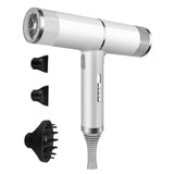 T-Shaped Hair Dryer with Smart Inverter Technology High-Power Blow Dryer for Home & Salon Use, EU Plug, EU Plug With 3 Nozzles, US Plug, US Plug With 3 Nozzles, UK Plug, UK Plug With 3 Nozzles