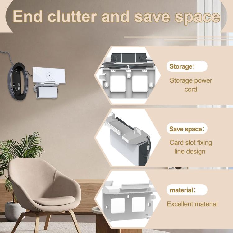 For Starlink Gen 3 Router Power Supply 2 In 1 ABS Bracket, S6880