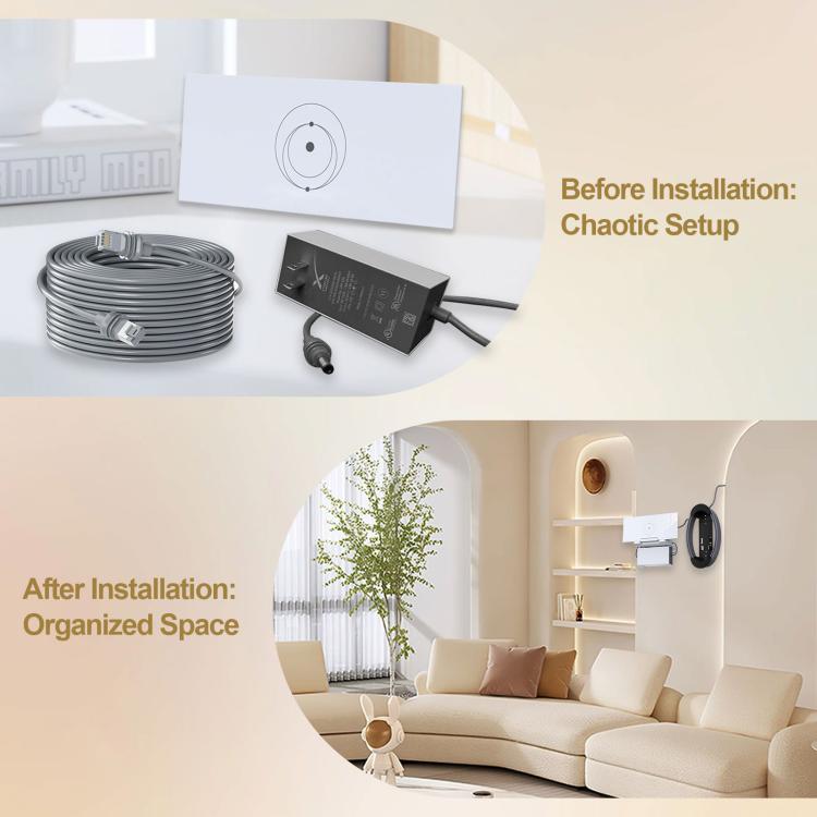 For Starlink Gen 3 Router Power Supply 2 In 1 ABS Bracket, S6880