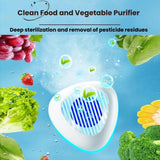 Portable Sterilization Pesticide Residue Removal Fruit Vegetable Cleaning Machine, English