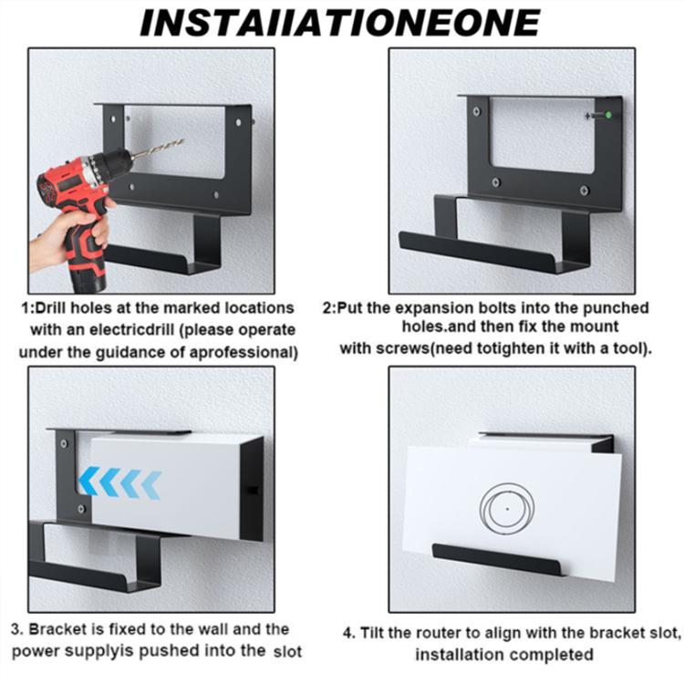 For Starlink Gen 3 2 In 1 Router Power Metal Bracket, Metal