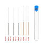 Wiper Nozzle Unclogging Needle Print Nozzle Cleaning Steel Needle, 10pcs /Set, 10pcs /Set+2 Tweezers