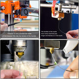 Wiper Nozzle Unclogging Needle Print Nozzle Cleaning Steel Needle, 10pcs /Set, 10pcs /Set+2 Tweezers