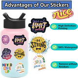 2sets English Stickers Personalized Decorative Luggage Notebook Waterproof Removable Stickers