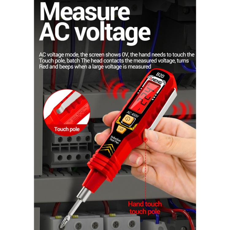 ANENG Multifunctional High-Precision Breakpoint Digital Display Test Pen