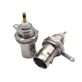 3pcs Gold-plated Copper Core BNC Female Socket Q9 Female 50KY Oscilloscope Socket