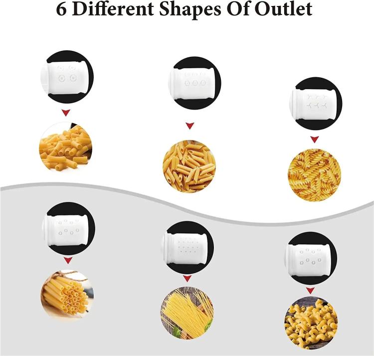 Pasta Maker Attachment For KitchenAid Stand Mixers Multi-Shape Noodle Tool Set With Macaroni Dies