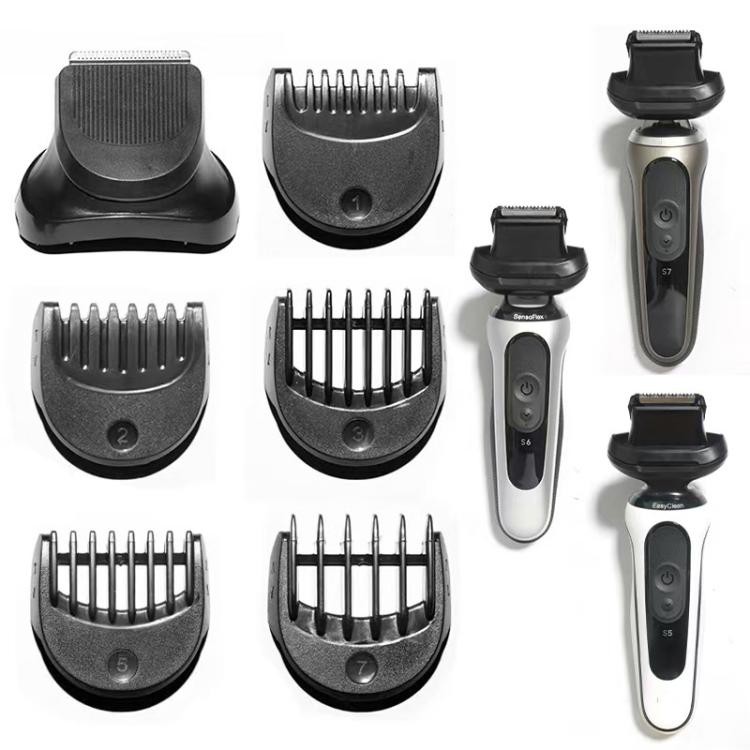 For Braun Series 5/6/7 Shaver Replacement Trimmer Attachment Kit With 5 Guiding Combs, For Braun Series 5/6/7
