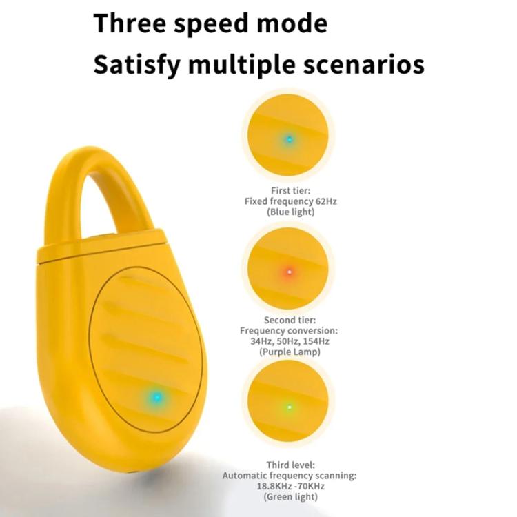 34Hz-70kHz 3 Modes Ultrasonic Bird Repeller Rechargeable Outdoor Animal Deterrent for Garden/Balcony