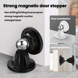 Magnetic Silicone 7cm Door Stopper No Drill Quiet Anti-Collision Wall Protector Universal Door Holder