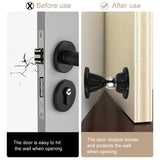 Magnetic Silicone 7cm Door Stopper No Drill Quiet Anti-Collision Wall Protector Universal Door Holder