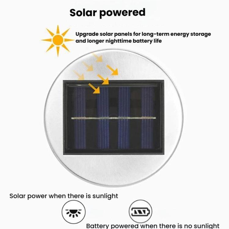Solar Mosquito Lamp Outdoor Garden LED Mosquito Repellent Insect Trap Lamp, Stainless Steel