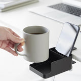 Adjustable Clamp-On Desktop Cup Holder Organizer For Phone, Remote, Plants, Water Bottle