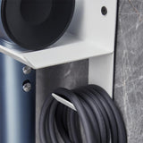 Wall-Mounted Hair Dryer Holder with Cord Organizer Bathroom Storage for Blow Dryer