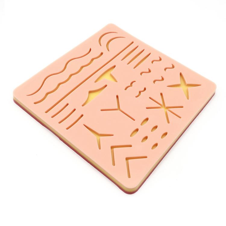 Multi-Wick Simulation Skin Suture Exercise Silicone Module, FH2311005
