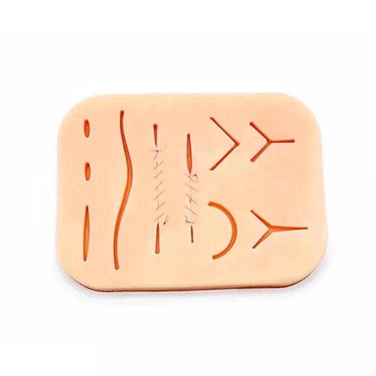 Silicone Tear-resistant Wound Suture Exercise Skin Model Pad, FH23110011