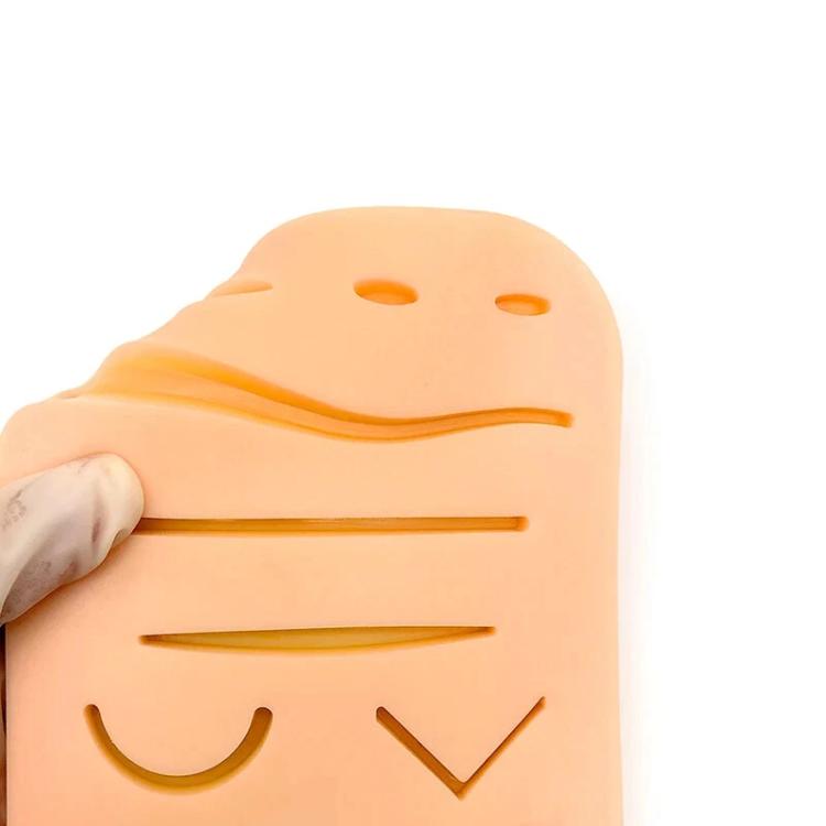Silicone Tear-resistant Wound Suture Exercise Skin Model Pad, FH23110011