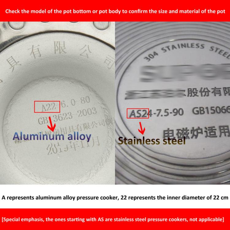 Silicone Sealing Ring/Gasket for Aluminum Pressure Cookers, 16cm, 24cm, 26cm, 28cm, 34cm, 36cm, 38cm, 40cm, 42cm, 44cm, 46cm