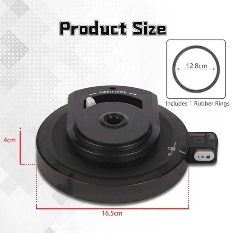 Replacement Outer Bowl Lid For Ninja NC500 Series Ice Cream Maker NC501/NC501H/NC501HBL, NC500 Outer Bowl Lid