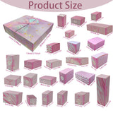 Christmas Advent Calendar Blind Box 24 Empty DIY Gift Boxes Countdown Surprise For Kids & Adults, Pink