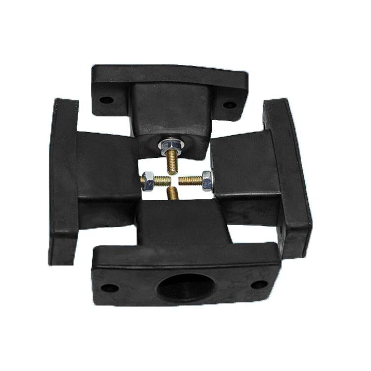 4pcs /Pack Rubber Anti-Vibration AC Mounting Bracket Shock-Absorbing Pads for Outdoor Air Conditioner Units