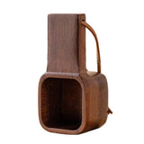 Solid Wood Square Coffee Spoon Measuring Seasoning Scoop Teaspoon, Short Handle, Long Handle