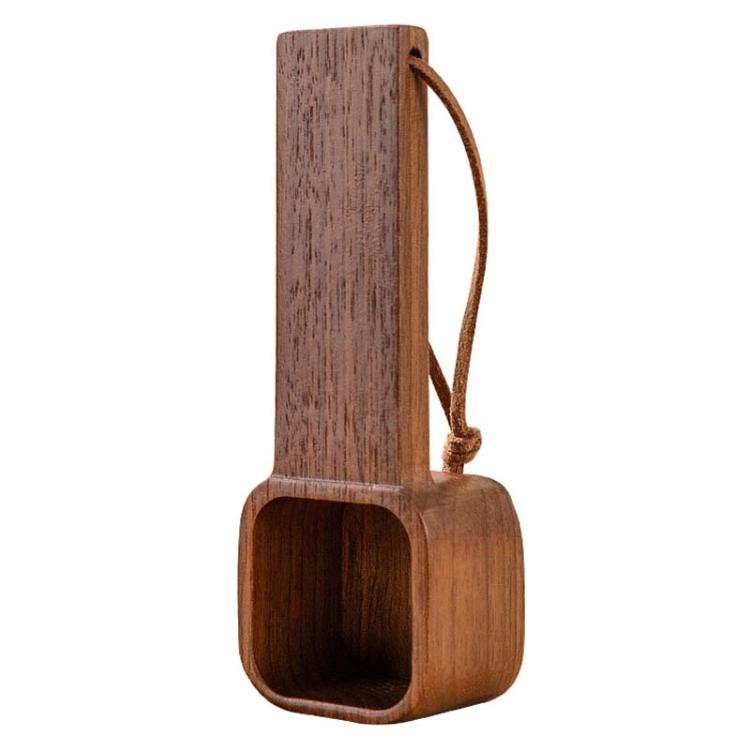 Solid Wood Square Coffee Spoon Measuring Seasoning Scoop Teaspoon, Short Handle, Long Handle
