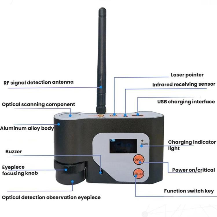 Laser Infrared Scanning Detector WiFi Camera Finder, DS-318