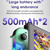 For Nintendo Switch JOY-05 Split Controllers TMR Hall Effect Joysticks, 6-Axis Motion & RGB Lighting