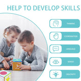 Card Insertable Soft Dice Educational Training Throwing Toy For Children Early Education Enlightenment