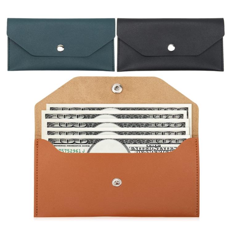 PU Leather Wallet Business Card Holder Card Case Envelope Card Bag
