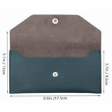 PU Leather Wallet Business Card Holder Card Case Envelope Card Bag
