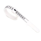 10pcs Portable Ring Measuring Belt Finger Circumference Soft Ruler, White US Standard Black Letters, White US Standard Gold Letters, White US Standard Black Letters Width, Black US Standard Gold Letters, Black US Standard White Letters                 ...