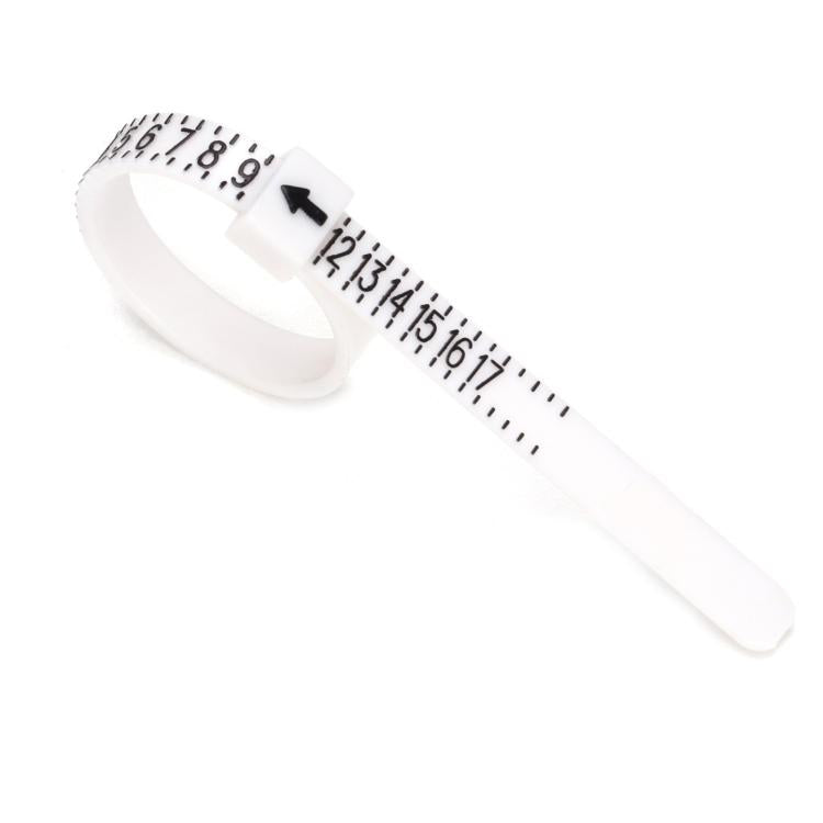 10pcs Portable Ring Measuring Belt Finger Circumference Soft Ruler, White US Standard Black Letters, White US Standard Gold Letters, White US Standard Black Letters Width, Black US Standard Gold Letters, Black US Standard White Letters                 ...