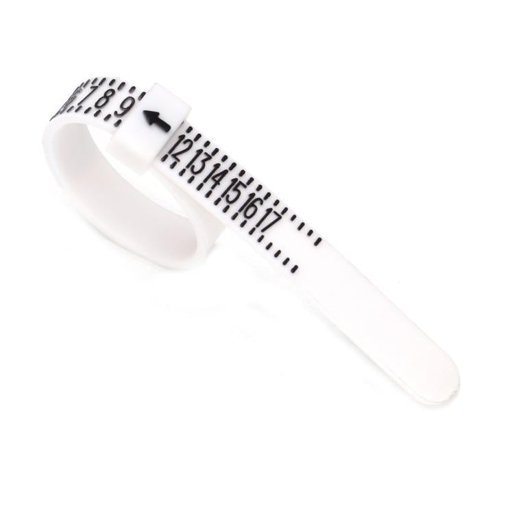 10pcs Portable Ring Measuring Belt Finger Circumference Soft Ruler, White US Standard Black Letters, White US Standard Gold Letters, White US Standard Black Letters Width, Black US Standard Gold Letters, Black US Standard White Letters                 ...