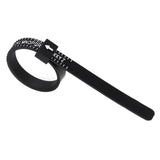 10pcs Portable Ring Measuring Belt Finger Circumference Soft Ruler, White US Standard Black Letters, White US Standard Gold Letters, White US Standard Black Letters Width, Black US Standard Gold Letters, Black US Standard White Letters                 ...