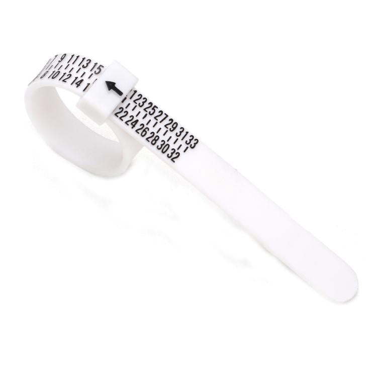 10pcs Portable Ring Measuring Belt Finger Circumference Soft Ruler, White US Standard Black Letters, White US Standard Gold Letters, White US Standard Black Letters Width, Black US Standard Gold Letters, Black US Standard White Letters                 ...