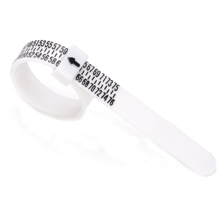 10pcs Portable Ring Measuring Belt Finger Circumference Soft Ruler, White US Standard Black Letters, White US Standard Gold Letters, White US Standard Black Letters Width, Black US Standard Gold Letters, Black US Standard White Letters                 ...