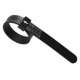 10pcs Portable Ring Measuring Belt Finger Circumference Soft Ruler, White US Standard Black Letters, White US Standard Gold Letters, White US Standard Black Letters Width, Black US Standard Gold Letters, Black US Standard White Letters                 ...