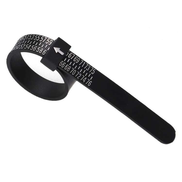 10pcs Portable Ring Measuring Belt Finger Circumference Soft Ruler, White US Standard Black Letters, White US Standard Gold Letters, White US Standard Black Letters Width, Black US Standard Gold Letters, Black US Standard White Letters                 ...