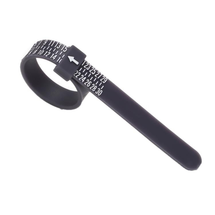 10pcs Portable Ring Measuring Belt Finger Circumference Soft Ruler, White US Standard Black Letters, White US Standard Gold Letters, White US Standard Black Letters Width, Black US Standard Gold Letters, Black US Standard White Letters                 ...