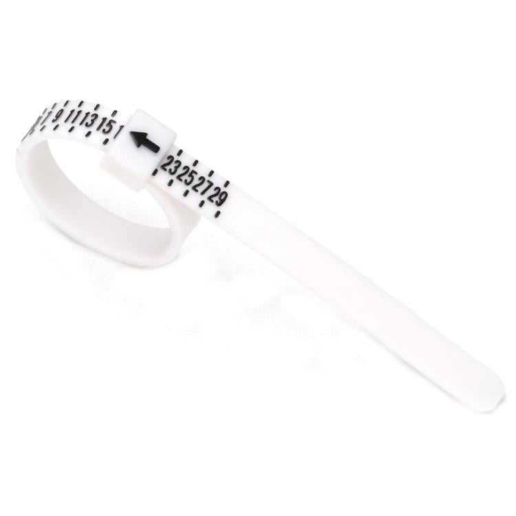 10pcs Portable Ring Measuring Belt Finger Circumference Soft Ruler, White US Standard Black Letters, White US Standard Gold Letters, White US Standard Black Letters Width, Black US Standard Gold Letters, Black US Standard White Letters                 ...