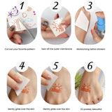 Realistic Fake Freckle Tattoos with Blush Effect Waterproof Cheek Stickers for Kids & Adults, Blush Effect