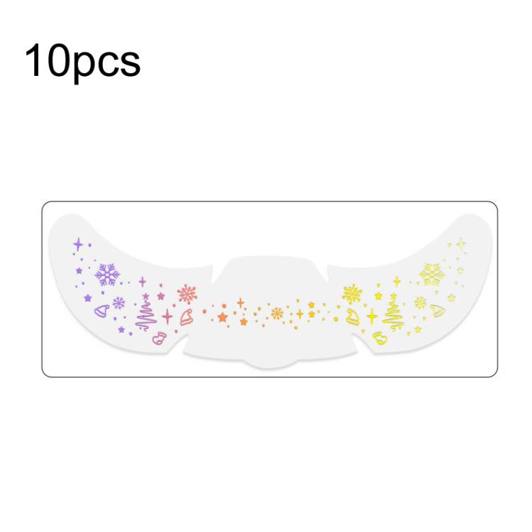10pcs /Pack Laser Design Freckle Body Art Christmas Temporary Tattoos & Face Stickers, QT-0201, QT-0202, QT-0203, QT-0204, QT-0205, QT-0206, QT-0207, QT-0208, QT-0209, QT-0211