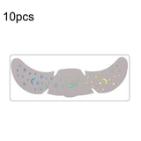 10pcs /Pack Waterproof Holographic Freckle Temporary Tattoos for Parties, Cosplay & Daily Makeup, QT-0222, QT-0223, QT-0224, QT-0225, QT-0226, QT-0227, QT-0228, QT-0229, QT-0230