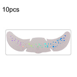 10pcs /Pack Waterproof Holographic Freckle Temporary Tattoos for Parties, Cosplay & Daily Makeup, QT-0222, QT-0223, QT-0224, QT-0225, QT-0226, QT-0227, QT-0228, QT-0229, QT-0230