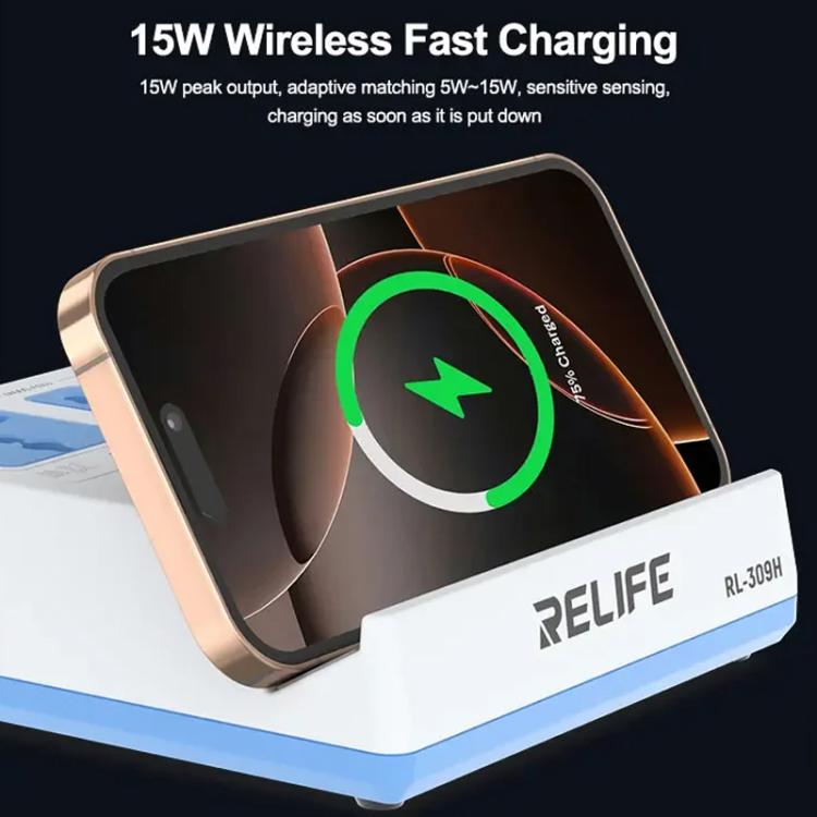 RELIFE RL-309H 72W Smart Wireless Faet Charging Socket, US Plug, EU Plug