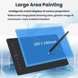 10Moons I6 Digital Drawing Tablet Compatible With Mobile Phones Computers, i6