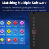 10Moons I6 Digital Drawing Tablet Compatible With Mobile Phones Computers, i6