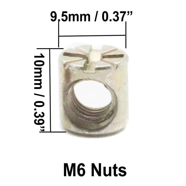 50pcs /Set M6 Colored Zinc Round Head Hexagon Socket Screw Set, 50pcs /Set